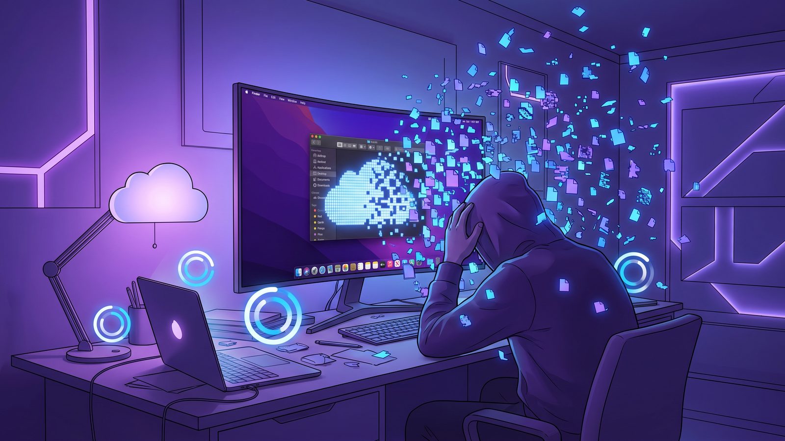 Mac developer frustrated by a cloud-synced project folder full of tiny dependency files