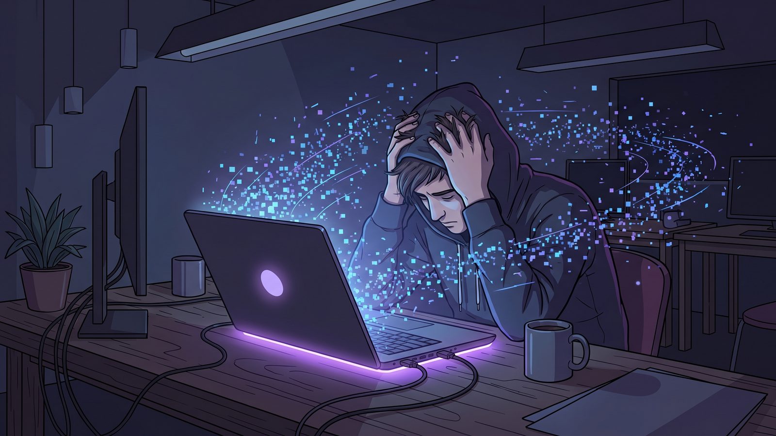 Mac developer overwhelmed by a noisy file sync workflow full of tiny dependency files