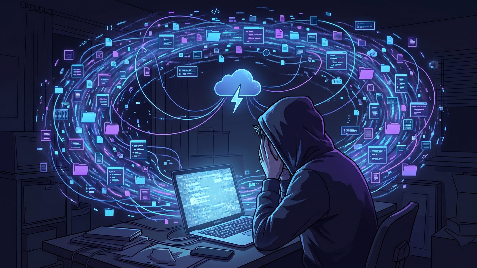 Mac developer frustrated by iCloud Drive waiting to upload a folder full of generated code files
