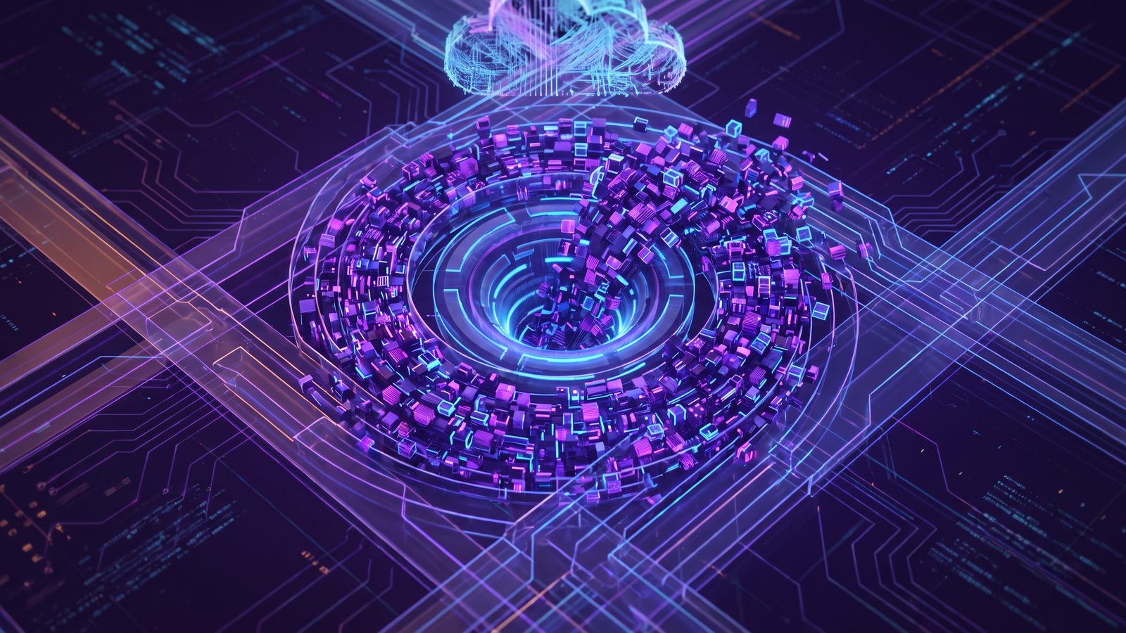 Abstract cloud sync queue overwhelmed by thousands of tiny generated developer files