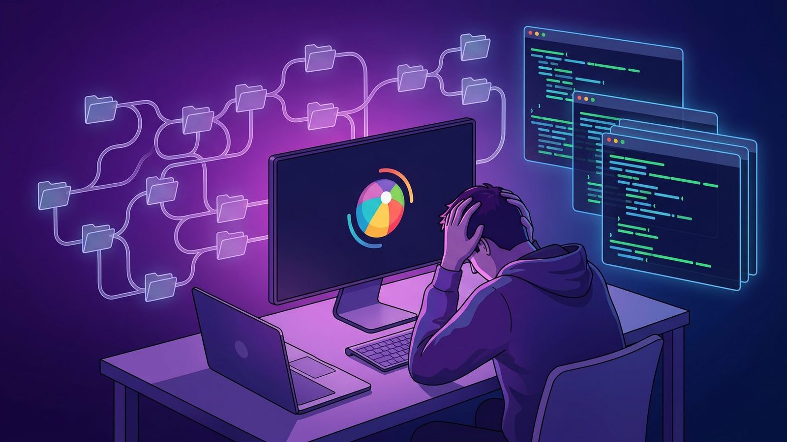 Mac developer frustrated by chaotic folder sync and terminal scripts
